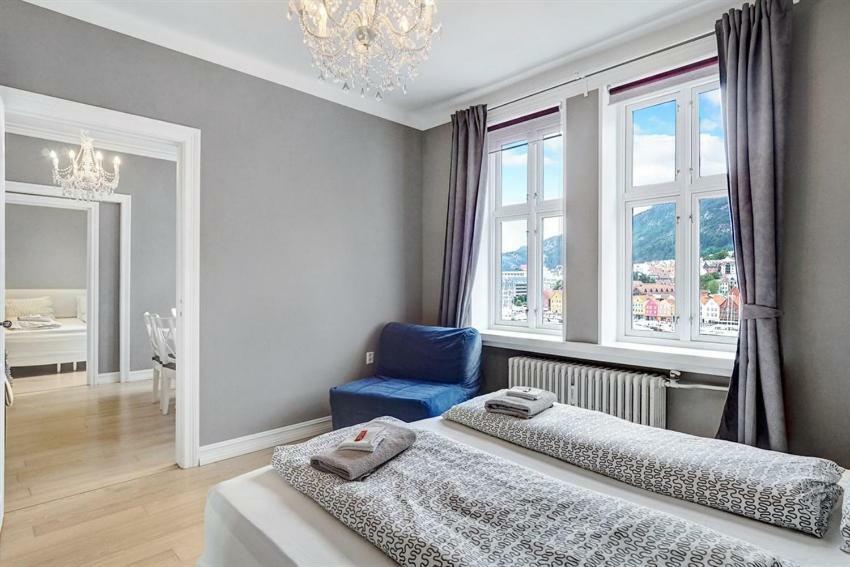 Apartment With Beautiful View To Bryggen 베르겐 외부 사진